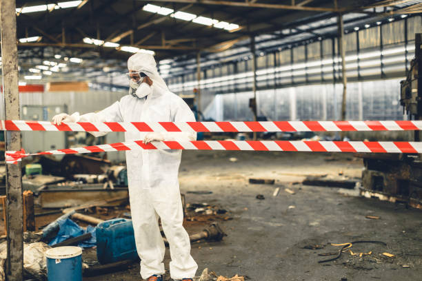 Professional Odor Removal technician working in Omaha, AR